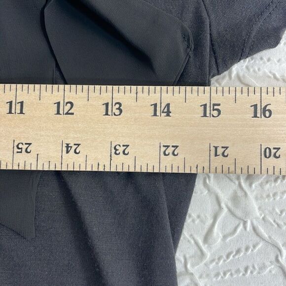 Attention Black with Ruffles tee short sleeve size Small - Picture 9 of 10
